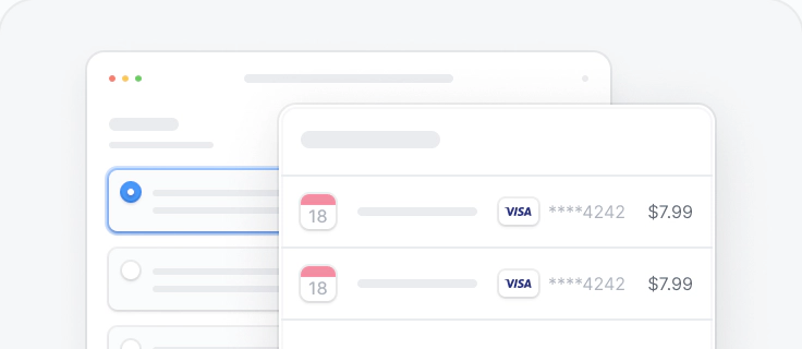 List of payment card details graphics
